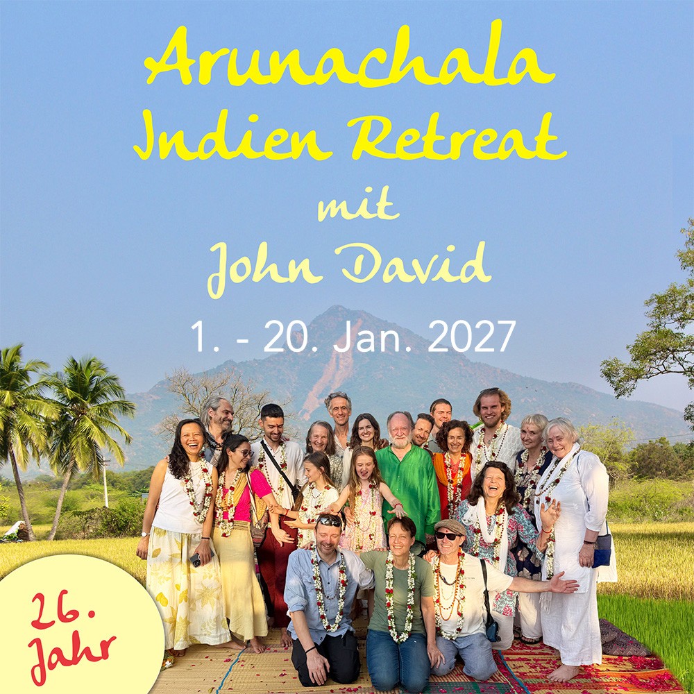 Arunachala Indien Retreat mit John David, 1.–20. Januar 2027