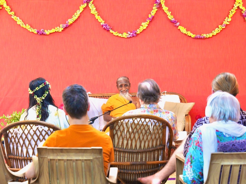 Pooja at Ramana Ashram