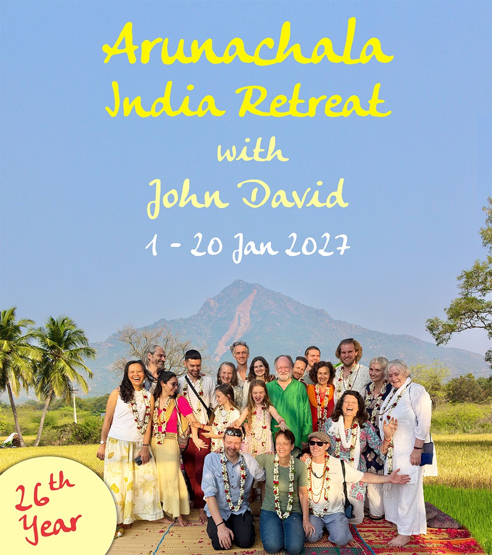 Arunachala India Retreat with John David, 1–20 January 2027
